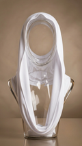 White Hood Cape