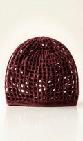 Burgundy Knit Turban