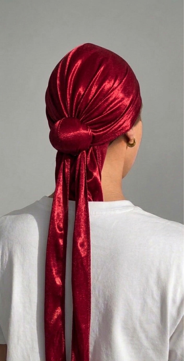Red Sleek Scarf