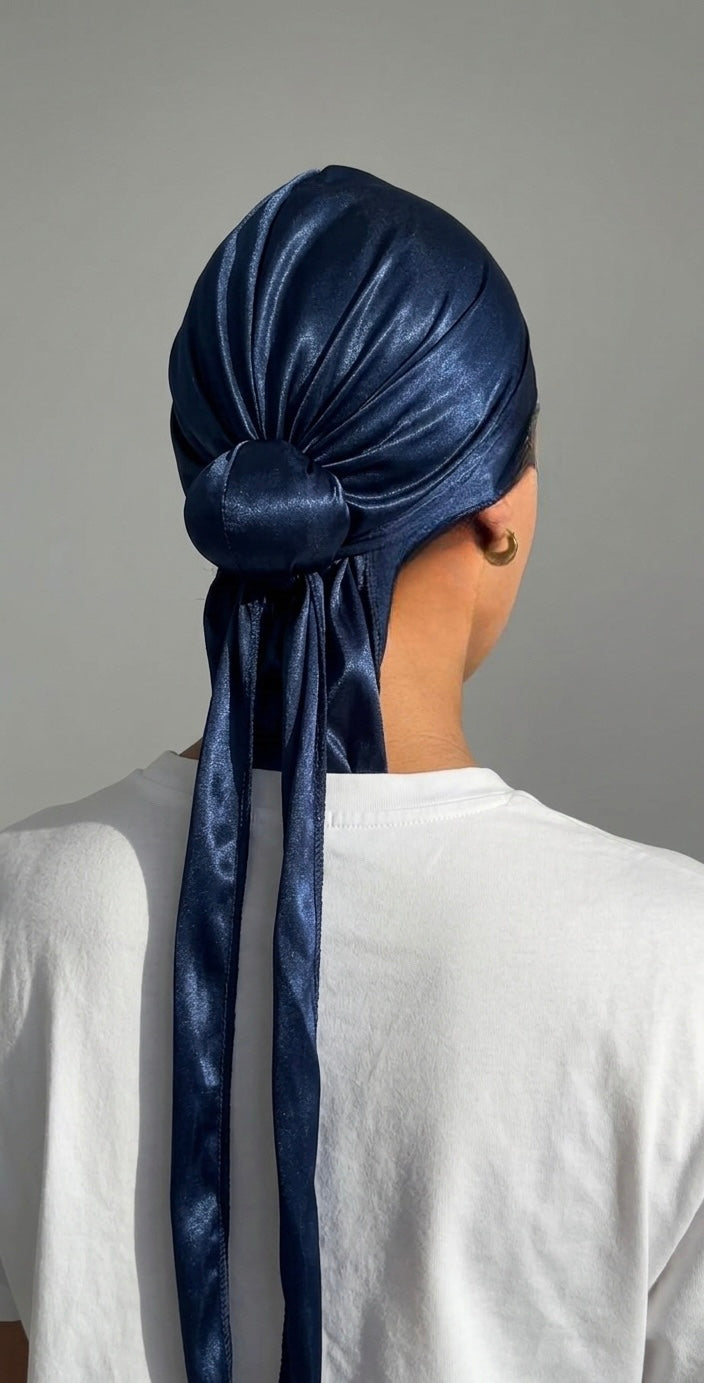 Navy Sleek Scarf
