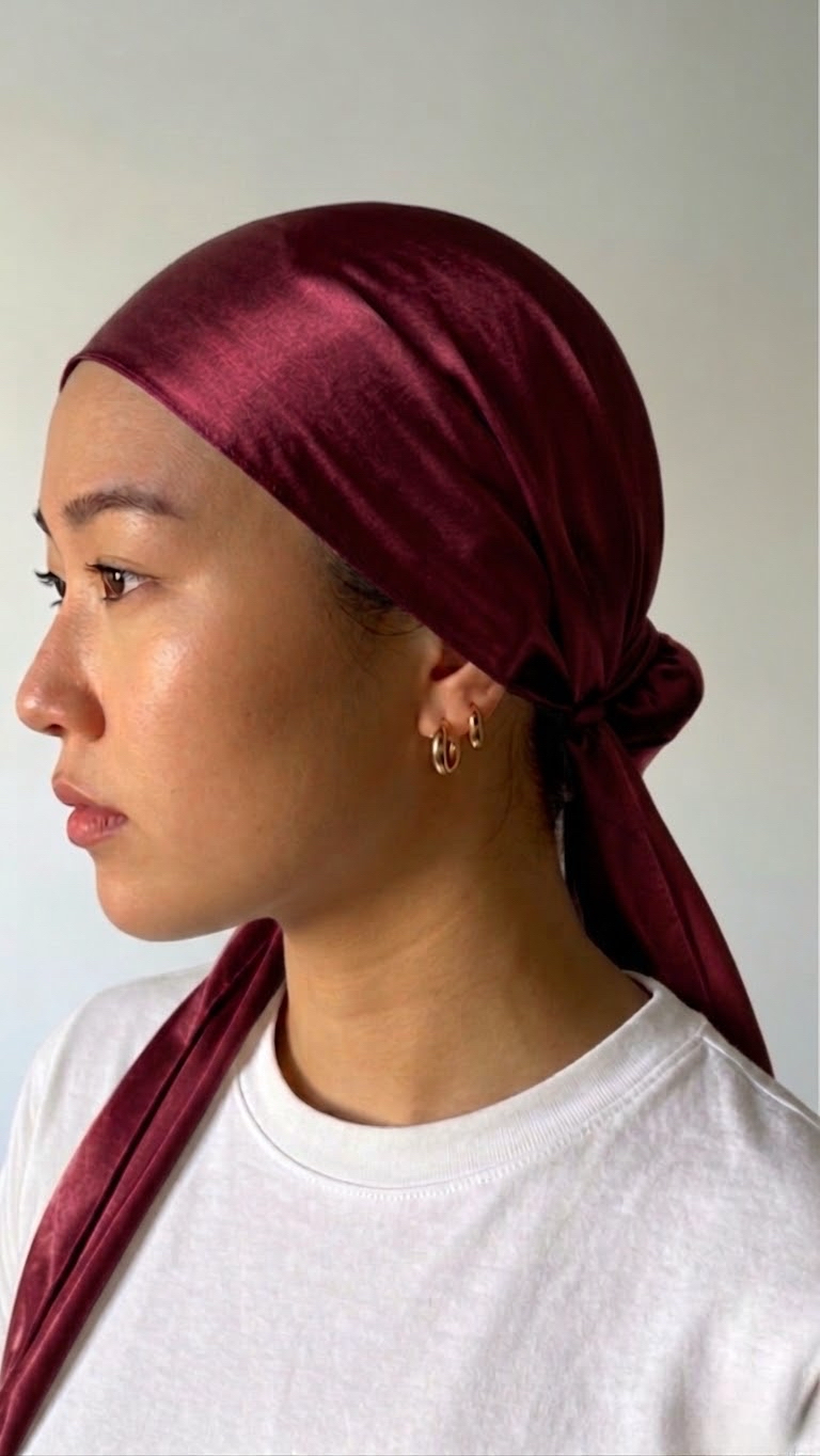 Burgundy Sleek Scarf