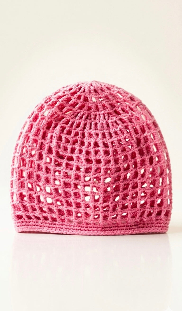 Pink Knit Turban
