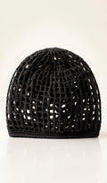 Black Knit Turban