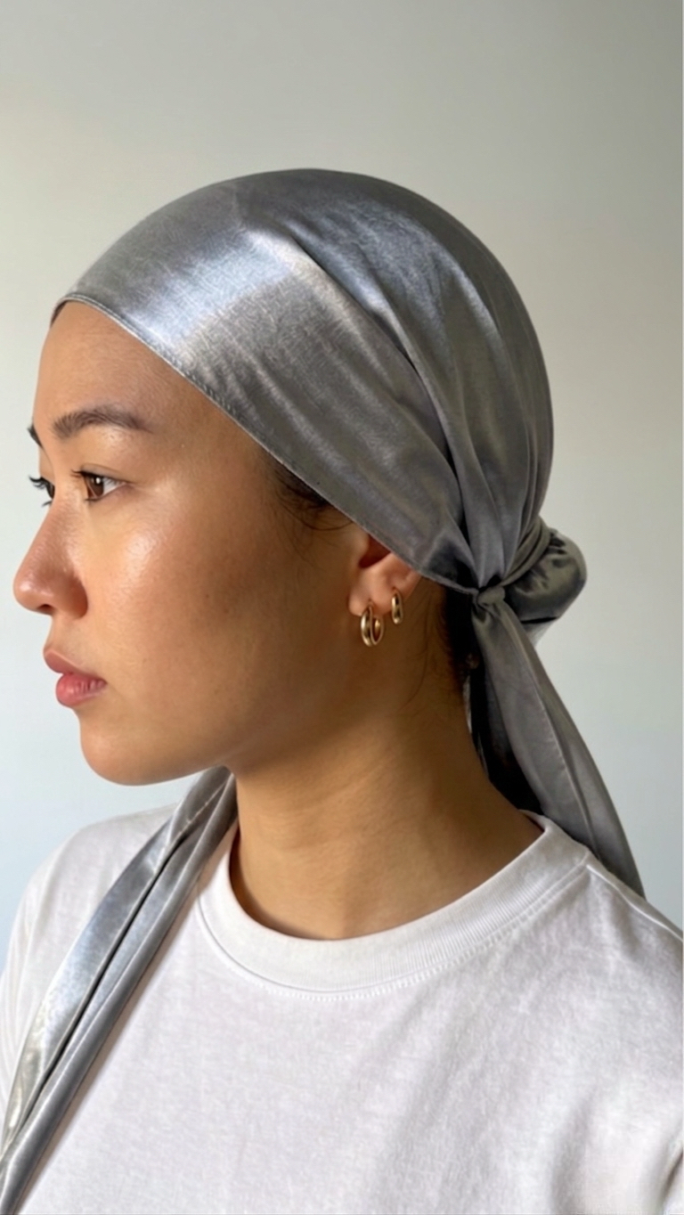 Silver Sleek Scarf
