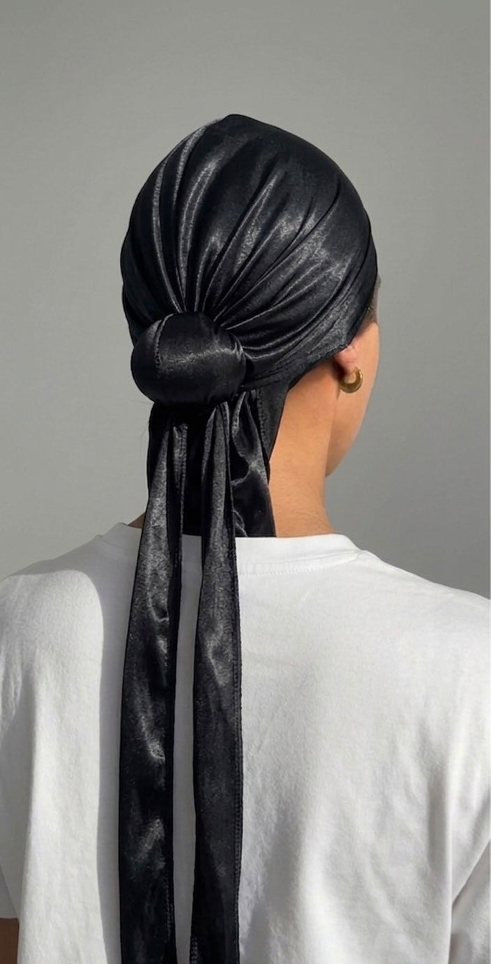 Black Sleek Scarf